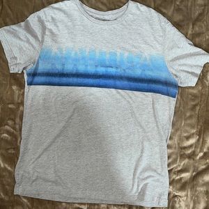 Nautica Mens Nautica 1983 Logo Graphic T-Shirt Gray Heather Size X-Large